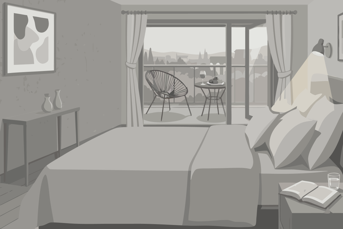 Quarto Standard com Cama de Casal ou 2 de Solteiro
